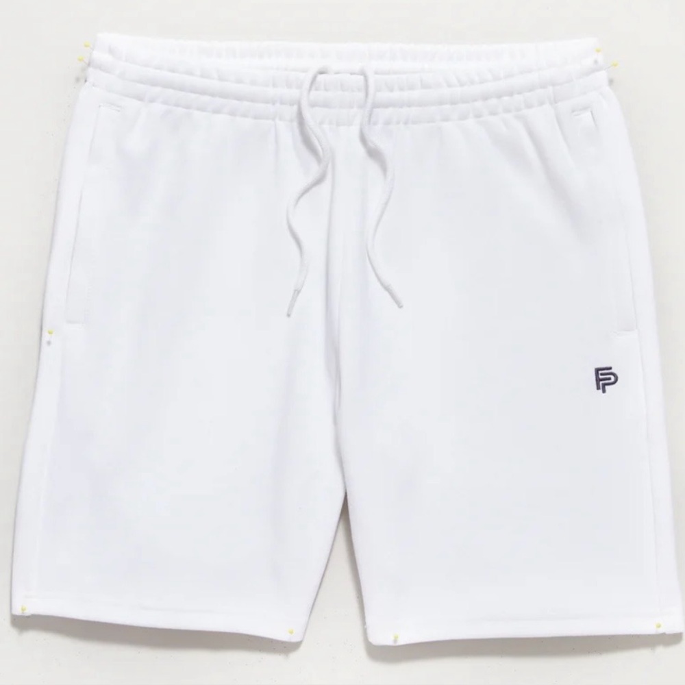 NWT Flint Park Tennis Men's White Pockets Substantial Sustainable Court Shorts